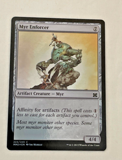 Myr Enforcer Modern Masters 2015 Foil MTG Magic the Gathering LP - Image 1