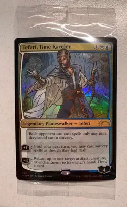 Teferi, Time Raveler Stained Glass Foil - Secret Lair SLD 526 - NM EN - MTG - Image 1