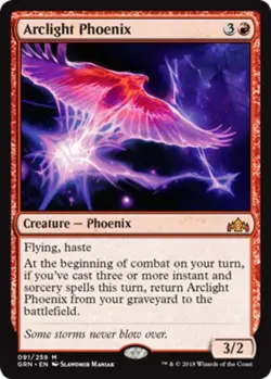 1x Arclight Phoenix NM-Mint, English Guilds of Ravnica MTG Magic - Image 1