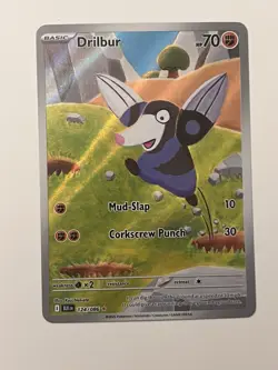 Drilbur 124/086 Sv: Black Bolt Illustration Rare Near Mint Pokemon Card - Image 2