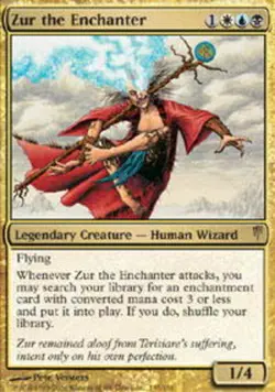 MTG magic cards 1x Zur the Enchanter ColdSnap Light Play, English - Image 1