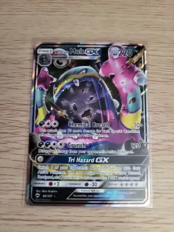 Alolan Muk GX 84/147 - Burning Shadows - Pokemon Card - Image 1