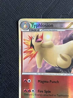 Pokemon TCG Typhlosion 32/123 Heartgold Soulsilver Reverse Holo (English) - MP - Image 4