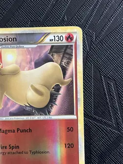 Pokemon TCG Typhlosion 32/123 Heartgold Soulsilver Reverse Holo (English) - MP - Image 5