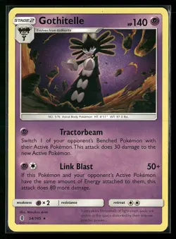 Gothitelle 54/145 Rare Pokemon SM - Guardians Rising NM - Image 1