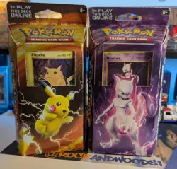 Pikachu Power Mewtwo Mayhem Evolutions Pokemon Theme Decks Sealed Lot - Image 1