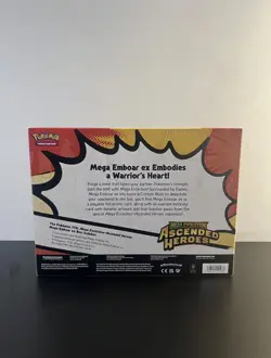 Pokemon TCG Mega Evolution Ascended Heroes Mega Emboar Ex Box Sealed - Image 2