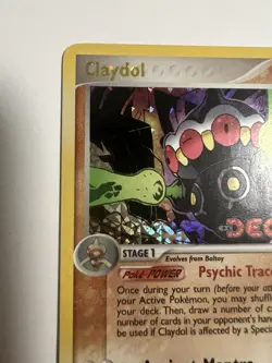 Pokemon TCG - Claydol 5/107 EX Deoxys (2005) - Holo Rare with Stamp - NM - Image 5