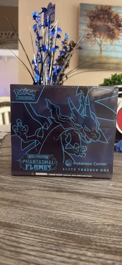 Pokemon TCG Phantasmal Flames Pokemon Center PC ETB - Image 1