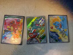 Pokemon First Partner Illustration Collection Series 1 Kanto Gen 1 Starters NM - Image 1