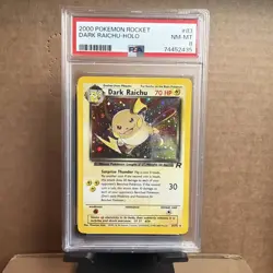 PSA 8 NM-MT Dark Raichu 83/82 Pokemon Team Rocket Unlimited Holo Rare - Image 1