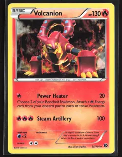 Pokemon TCG - Volcanion - 25/114 (Cracked Ice Holo) Holo Holo Rare Deck Exclusiv - Image 1