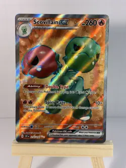 Pokemon TCG Scovillain EX 216/191 Surging Sparks Ultra Rare - Image 1
