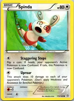 Pokemon TCG Pokemon Spinda Spinda Common Regular - Image 1
