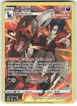 Houndoom TG10/TG30 Holo Brilliant Stars Trainer Gallery Pokemon NM - Image 1