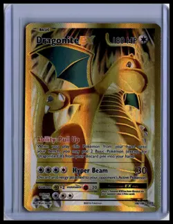 2016 Pokemon XY - Evolutions Dragonite EX (Full Art) #106/108 - Image 1