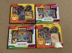 2x First Partner & 2x Pokemon Day 2026 Collection Box Lot Of 4 Factory Sealed - Image 1