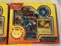 Pokemon Day 2026 Collection Box Lot Of 3 Sealed Pikachu MEGA EVOLUTIONS PACK - Image 4