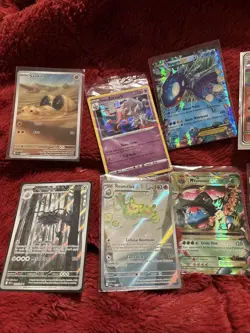 Pokemon- TCG Trading Card Damaged/ HP Lot Of 10 - Image 3