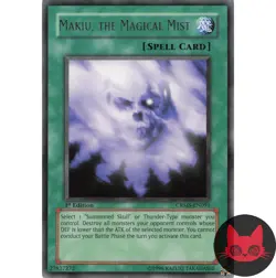 Yugioh Makiu, the Magical Mist CRMS-EN091 Rare 1st Edition NM - Image 1