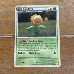 Sunflora 31/123 Rare HGSS Yuka Morii - Pokemon TCG Card - Image 1