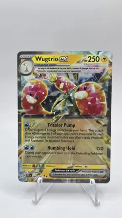 Wugtrio EX 60/162 Holo Temporal Forces Pokemon TCG Card Double Rare - Image 1