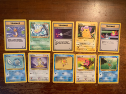 10 VINTAGE Pokemon Cards from Classic WOTC Sets!! - Image 1