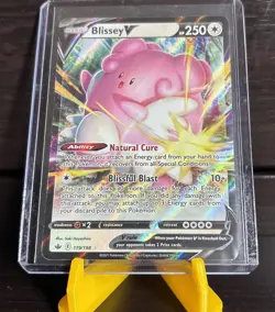 💥Pokemon TCG Blissey V 119/198 Prize Pack Series Cards Holo NM - Image 1