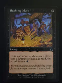 Bubbling Muck x4 Playset - Urza's Destiny 1999 - LP - Pauper / Legacy - MTG - Image 2