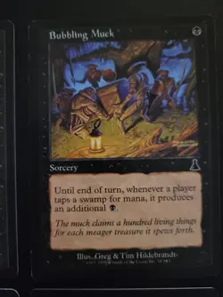 Bubbling Muck x4 Playset - Urza's Destiny 1999 - LP - Pauper / Legacy - MTG - Image 3