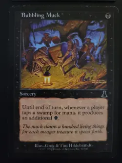 Bubbling Muck x4 Playset - Urza's Destiny 1999 - LP - Pauper / Legacy - MTG - Image 4