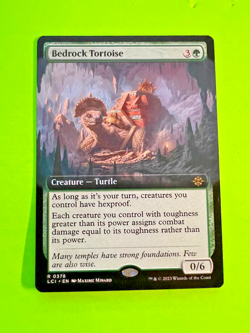 MTG Lost Caverns Of Ixalan Bedrock Tortoise Extended Art - Image 1