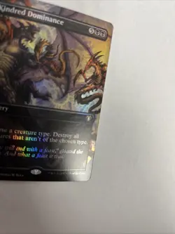 Kindred Dominance Borderless Foil Card #0640 MTG LP - Image 2