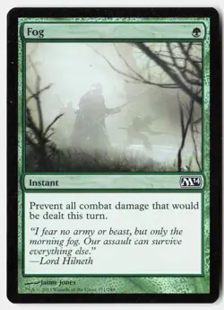 Fog 171 Common Magic 2014 (M14) Magic: The Gathering Foil Near Mint - Image 1