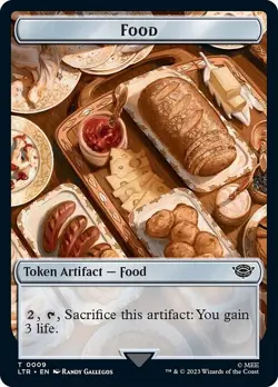 Food - Treasure Double Sided Token [Lord of the Rings] MTG - Image 1