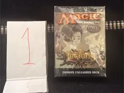 2003 MtG - Legions Theme Deck - Zombies Unleashed - Sealed/New-1st of 3 - Image 1