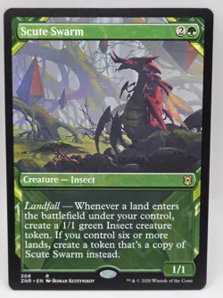 Scute Swarm Showcase Frame ZNR Near Mint Zendikar Rising Landfall Rare MTG - Image 2