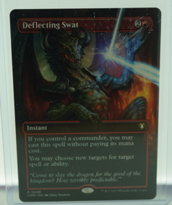 2023 MTG Commander Masters Deflecting Swat Extended/Full Art R 0698 NM - Image 1