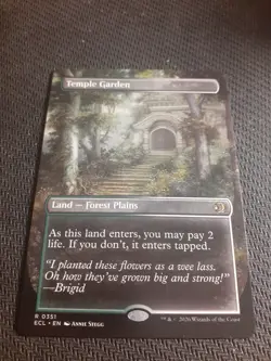 Temple Garden (0351) (Borderless) MTG Lorwyn Eclipsed - Image 1