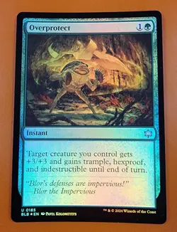 1x Overprotect | FOIL | Bloomburrow | MTG Magic Cards - Image 1