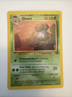 Gloom 37/64 - Jungle Set - Vintage 1999 - Pokemon TCG - Unplayed NEW NM!! - Image 1
