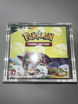 Pokemon TCG Evolving Skies Booster Box - New Sealed 36 Packs - Acrylic Included - Image 1