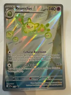 Reuniclus 2025 Pokemon Scarlet & Violet Promo Cards #212 Black Star Promo Holo - Image 1