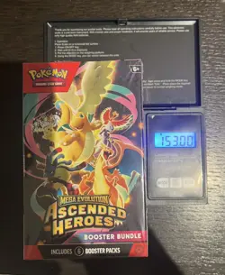 HEAVY 153G Pokemon Ascended Heroes Booster Bundle Possible GOD PackU SEALED - Image 1