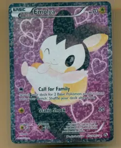 Emolga RC23/RC25 Full Art Ultra Rare Legendary Treasures Pokemon Card - Image 1