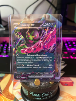 Okidogi Ex 36/64 Pokemon TCG S&V Shrouded Fable Double Rare Holo NM - Image 1