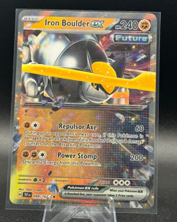 Iron Boulder ex 099/162 SV05: Temporal Forces Holo Pokemon TCG - Image 1