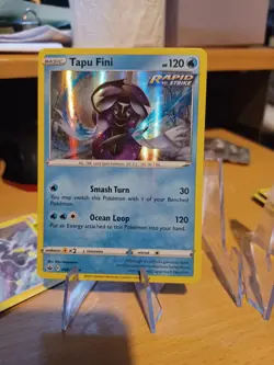 Pokemon TCG Tapu Fini Chilling Reign 040/198 Holo Rare MINT - Image 1