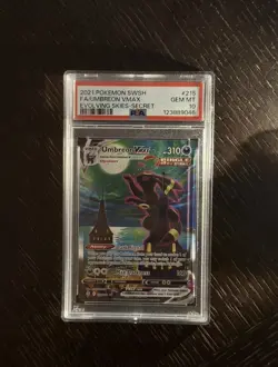 The Pokemon Company Umbreon VMAX Alt Art Secret Rare Holo 215/203 PSA 10 - Image 4