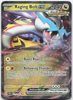 Raging Bolt ex 123/162 Double Rare Temporal Forces Pokemon Near Mint - Image 1